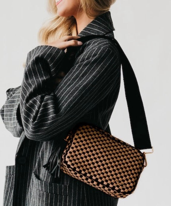 Woven Camera Crossbody