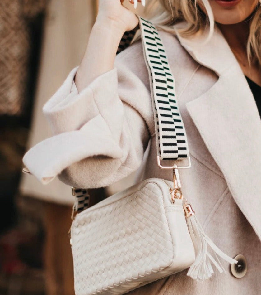 Woven Camera Crossbody